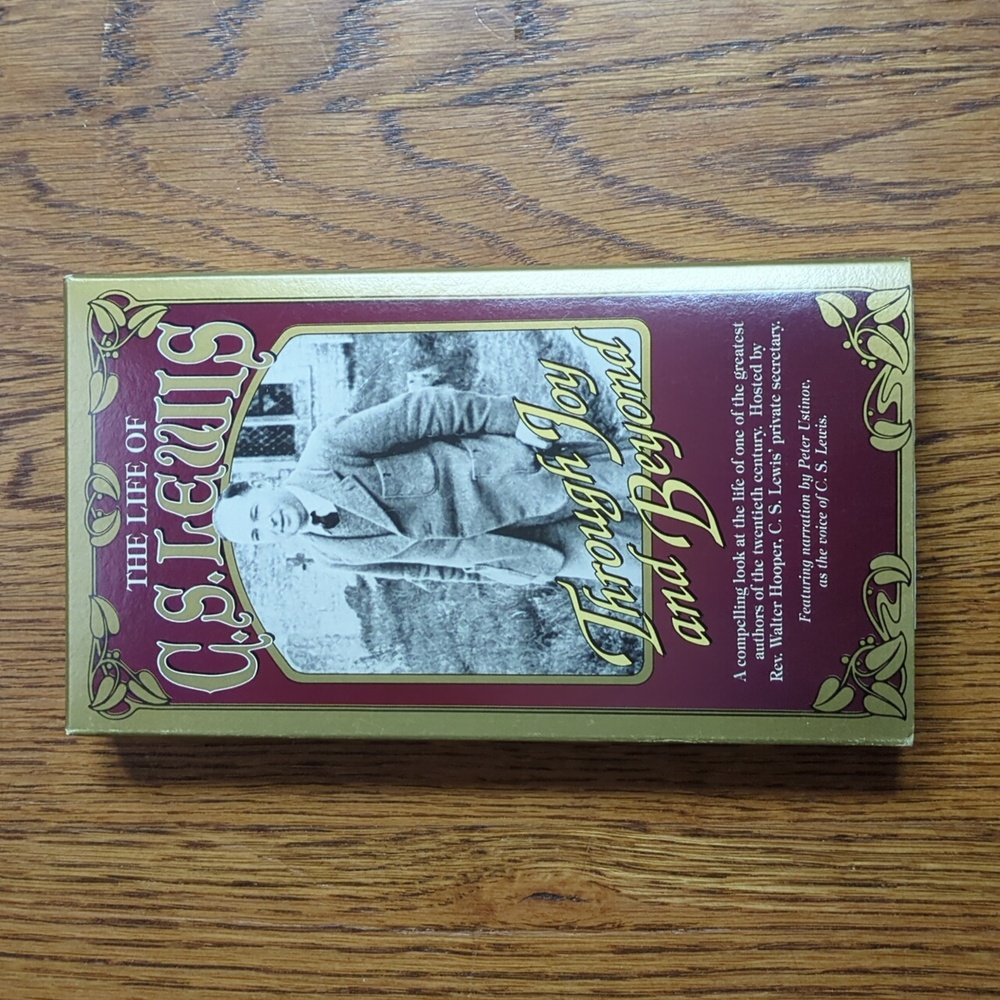 Vintage The Life Of C. S. Lewis Through Joy And Beyond VHS Tape Documentary